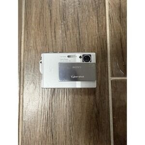 Sony Cyber-shot DSC-T7 Silver Digital Camera 5MP 3x Zoom Ultra Slim NO BATTERY